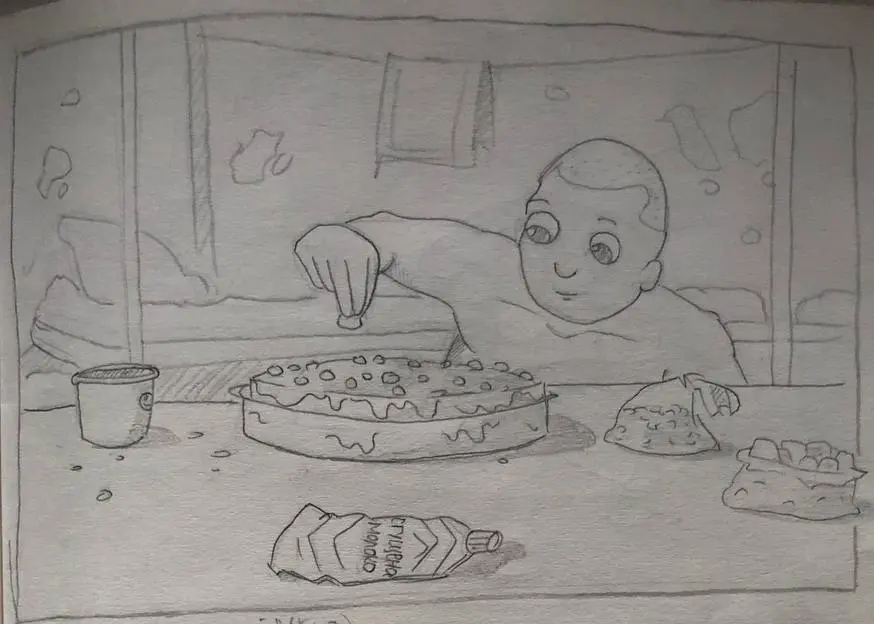 Original artwork sample